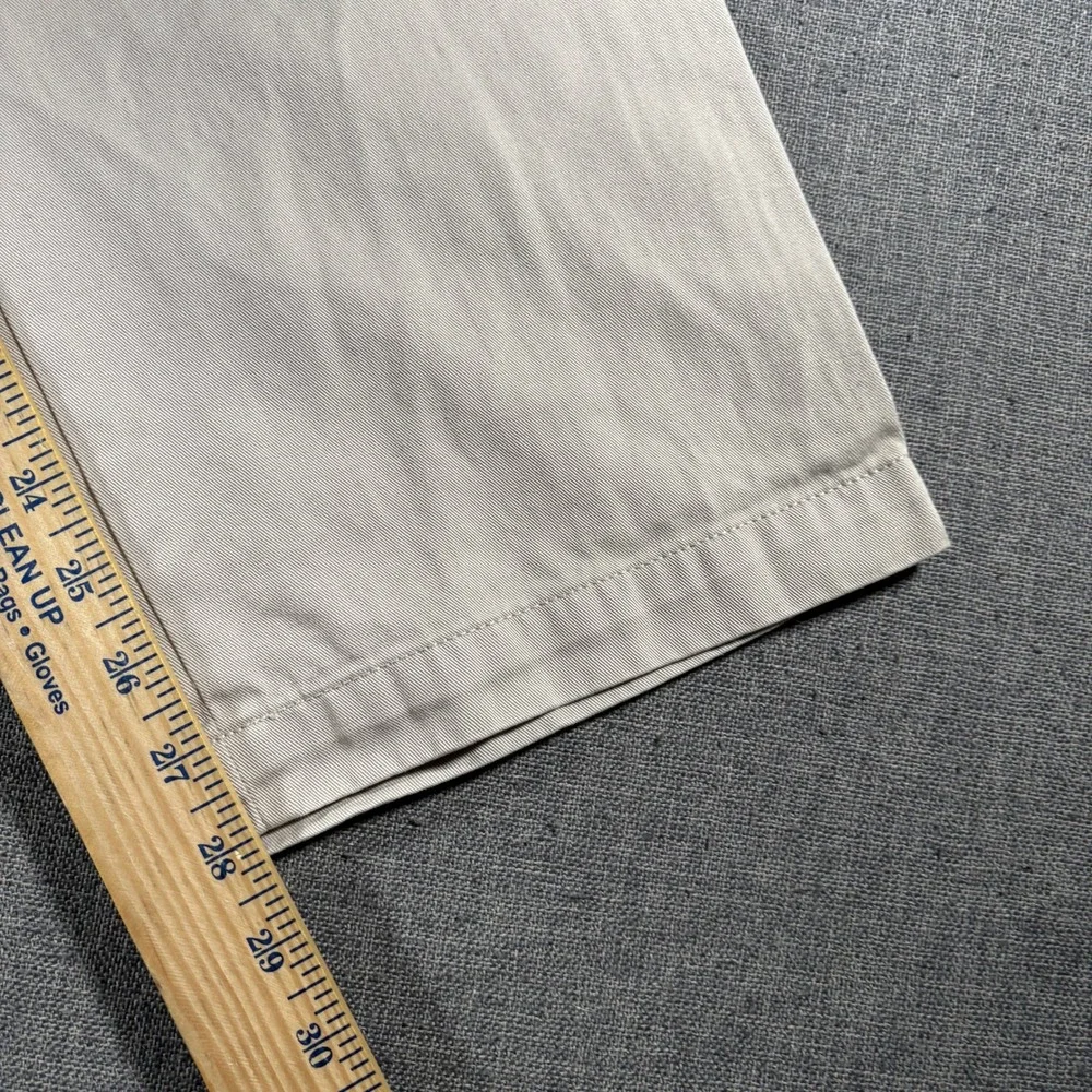 Vintage Polo Ralph Lauren Chino Pants Mens 40x29 Tan Khaki Classic Fit Pleated